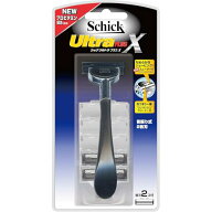 Schick(シック) シック Schick ウルトラ プラスX ホルダー 2枚刃 替刃2コ付 替刃(1コは本体に装着済み)