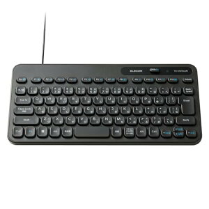 �G���R�� �L�[�{�[�h �L�� �����u������ �R���p�N�g Caps Lock�@�\�������X�C�b�`���� 500���񍂑ϋv�L�[�̗p �R�� Windows 11/10 �Ή� �u���b�N TK-CM10UMKBK