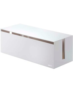�R�����(Yamazaki) �P�[�u���{�b�N�X �E�F�u L �z���C�g ��W40×D15.5×H14.5cm �d���^�b�v �P�[�u�� ���[ 2707
