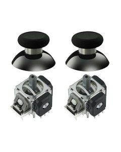 GuliKit �W���C�X�e�B�b�N TMR�d���� �h���t�g�΍� PS5 DualSense/DualSense Edge�Ή� ���X���[�Y �����C���p�[�c ������ ���x���萫�ɗD��� �X�e�B�b�N�L���b�v2�t��