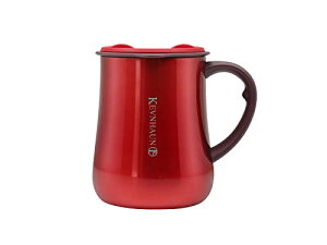 �P�����n�E��(Kevnhaun) �X�e�����X�}�O�J�b�v 450ml �W�t�� ���b�h �^���d�\�� �t�^�������܂܈��߂� �X���C�h�J���ł���ӂ� �ۉ� �ۗ� �≷���p �X�e�����X�J�b�v �L�����v �A�E�g�h�A K