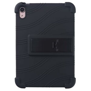 �yFENUSL�zFor iPad mini7�P�[�X (A17 Pro�A2024)�^�u���b�g�P�[�X�J�o�[ iPad mini��7/6����ق��X���[�u�X�^���h�t���P�[�X�y�ʗ����h�~�ی�J�o�[�Ή�iPad Mini7/6�V���J�Q���ق��V�F�� (�u���b�N)