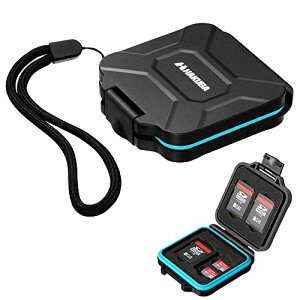 �n�N�o HAKUBA �n�[�h�������[�J�[�h�P�[�X�X���� SD4 �u���[ SD�J�[�h4����microSD�J�[�h8�����[ ����17mm �ϏՌ� �h�o �h�H �X�g���b�v�t ABS�����ƃN�b�V�����ނŕی� DMC-23SD4BL 4977187371611