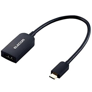 �G���R��(ELECOM) USB-C HDMI �ϊ� (USB C to HDMI 60Hz �ϊ��A�_�v�^ ) 0.15m �u���b�N AD-CHDMIQBK2