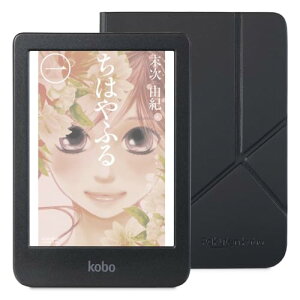 Kobo Clara Colour �X���[�v�J�o�[�i�u���b�N�j�Z�b�g/�J���[�Ή�/�^�u���b�g/Eink / 6�C���` / �d�q���Ѓ��[�_�[ / 16 GB/�h�� / IPX8 / Wi-Fi/�^�b�`�X�N���[��/ComfortLight PRO
