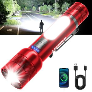 �����P�x �����d�� ���� 25000���[���� COB��Ɠ��t�� 9���[�h���� Type-C USB�[�d�� IP56�h���h�o �y�� ���^ �n���f�B���C�g ��e�� �ŋ� LED ���P�x �t���b�V�����C�g �Y�[���� �A���~�j�E������