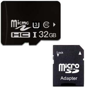 microsd�J�[�h 32GB class10 �h���C�u���R�[�_�[ �}�C�N��sd�J�[�h �y�ϊ��A�_�v�^�t 32 64 128GB�z �h�����R �X�C�b�` �h�ƃJ���� U3 �������ݑ��x3�{