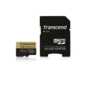 �g�����Z���h ���ϋv microSD�J�[�h 16GB MLC�t���b�V������ �h���C�u���R�[�_�[ �Z�L�����e�B�J�����p SD�J�[�h�ϊ��A�_�v�^�t�y�f�[�^�����\�t�g�����񋟁zTS16GUSDHC10V
