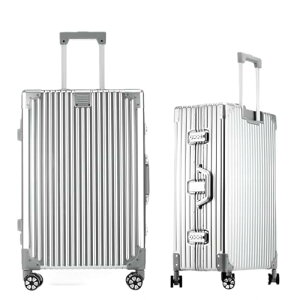 [Yuweijie] �X�[�c�P�[�X �I�[���A���~���� �L�����[�P�[�X �A���~�j�E���{�f�B �l�p TSA���b�N���� 360�x��] �É��_�u���L���X�^�[ �@������ �y�ʑ�e�� �ϏՌ� �C�O���s �o�� (M�T�C�Y/4�`7��/