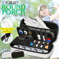【300円OFFクーポンもらえる！】 ゴルフ ゴルフ用品小物 ティーケース 小物入れ ラウンドバッグ 男性 女…
