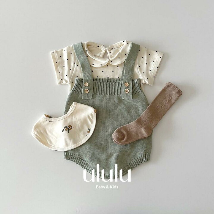 楽天市場】【送料無料】 半袖 ululu set Btype ベビー ロンパース 