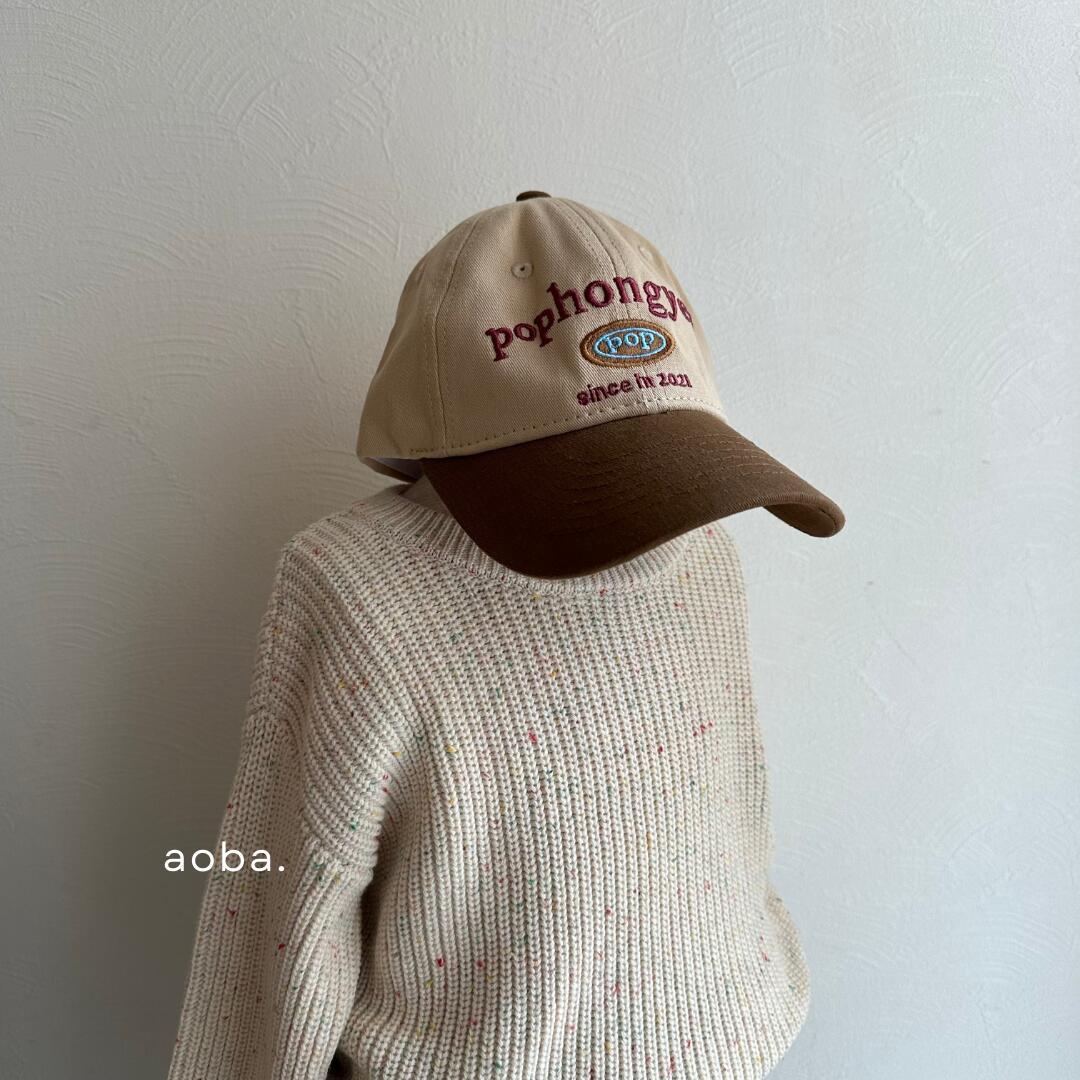 楽天市場】新作【送料無料】aoba. POP CAP キャップ 帽子 キッズ 韓国 
