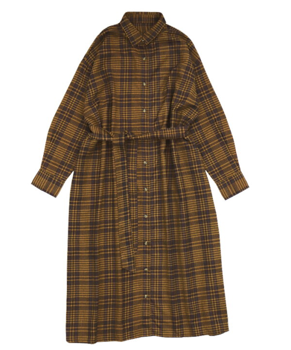 楽天市場】【Rakuten限定商品】チェック柄シャツワンピース  