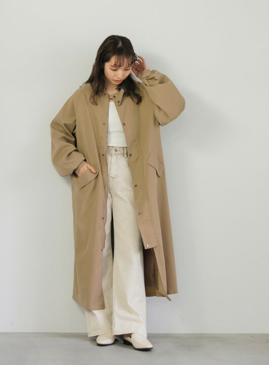 楽天市場】【60%OFF】オーバーサイズ ロングコート ステンカラーコート 