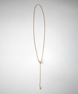 【店内全品2BUY10%OFF】ダブルループタイネックレス / レディース シンプルネックレス デイリー使い ロングネックレス ゴールドアクセサリー シルバーアクセサリー Y字チェーンネックレス