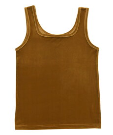 【残り僅か】2WAYベロアタンクトップ / レディース 春夏 ベロアタンク タンクトップ ノースリーブ スクエアネック ラウンドネック 2WAY レイヤード selectmoca セレクトモカ