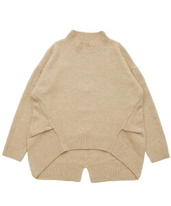 �y�X���S�i2BUY10��OFF�z�yEt�zPetit High Neck Cocoon Silhouette Knit / ���f�B�[�X �H�~ �v�`�n�C�l�b�N �R�N�[���V���G�b�g ���E���h�w�� �j�b�g �Z���N�g���J selectmoca
