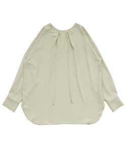 �y�X���S�i2BUY10��OFF�z�_���������Ȃǃn���̓��ɂ��������߁^ �yEt�zTuck Ribbon Key Neck Blouse / ���f�B�[�X �L�[�l�b�N�u���E�X �I�[�o�[�T�C�Y �����u���E�X 2WAY ������� ��l�J�W���A�� �Z��