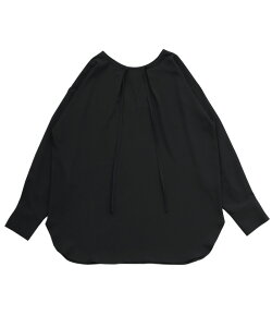 �y�X���S�i2BUY10��OFF�z�_���������Ȃǃn���̓��ɂ��������߁^ �yEt�zTuck Ribbon Key Neck Blouse / ���f�B�[�X �L�[�l�b�N�u���E�X �I�[�o�[�T�C�Y �����u���E�X 2WAY ������� ��l�J�W���A�� �Z��