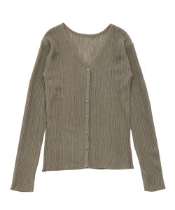 �y�X���S�i2BUY10��OFF�z�yEt�zSheer Ribbed Deep Side Slit cardigan / ���f�B�[�X �t�� �V�A�[�J�[�f�B�K�� ���u�J�[�f�B�K�� V�l�b�N�J�[�f�B�K�� �����J�[�f�B�K�� �T�C�h�X���b�g �H�D�� ��[�΍� ��