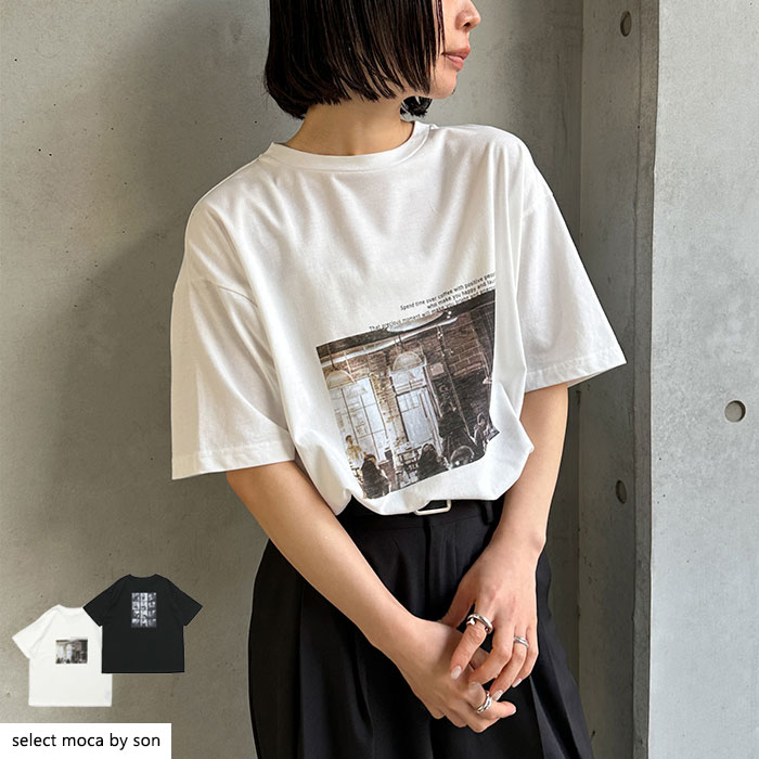 3月7日18時販売アソートプリントオーバーサイズTシャツ