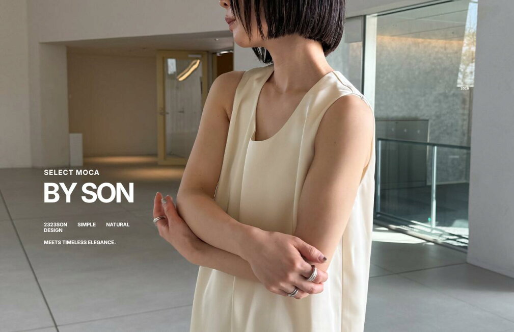 楽天市場 | SELECT MOCA - BY SON 2026SS