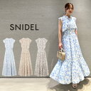 スナイデル SNIDEL Sustainableヘアラインフラワープリントワンピース swfo254011 レディース ドレス ロングワンピース エレガント 花柄 ノースリーブ 2025秋 セレクト雑貨ムー【P10】
