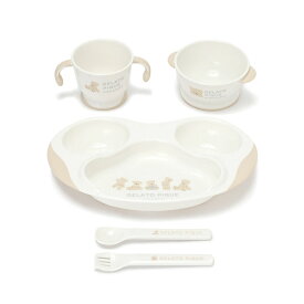 gelato pique ジェラートピケ ベビー BABY ファーストディッシュセット pbgg229003 ギフトBOX不可 離乳食 くま グッズ 食器 オンラインショップ限定 ジェラピケ ベビー 出産祝い ギフト プレゼント セレクト雑貨ムー