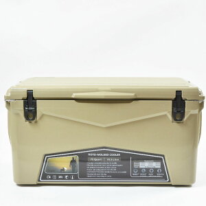 ICE AGE cooler (�A�C�X�G�C�W) �N�[���[�{�b�N�X 75QT 70.9L / ILC075tan �t�@�~���[�L�����v �O���[�v�L�����v���� BBQ �[���̃I�v�V�������� �����\�A�C�X�G�C�W�N�[���[ �y���������z(�������L����