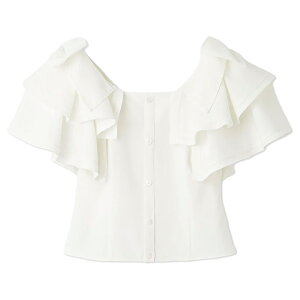 SALE40%OFF �X�i�C�f�� SNIDEL �X�N�G�A�X���[�u�u���E�X swfb252092 ���f�B�[�X �g�b�v�X �t������ ��̘r�J�o�[ �Z���N�g�G�݃��[