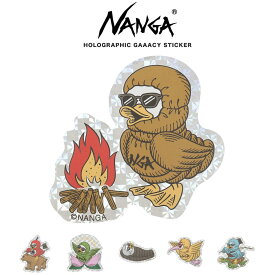 NANGA ナンガ HOLOGRAPHIC GAAACY STICKER / ホログラフィックガーシーステッカー アウトドア キャンプ マスコット キャラクターホログラム ギフトにおすすめ セレクト雑貨ムー【S10】