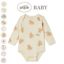 ジェラートピケ ベビー gelato pique BABY 長袖ボディスーツ pbco259085 ジェラピケ ロンパース 出産祝い 赤ちゃん ルームウェア 部屋着 パジャマ 2025夏 ギフト 贈り物 プレゼント セレクト雑貨ムー【P10】