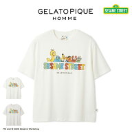 (18日限定ポイント最大10倍)ジェラートピケ オム GELATO PIQUE HOMME SESAME STREET ワンポイントTシャツ…