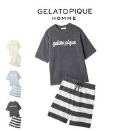 (18日限定ポイント最大10倍)ジェラートピケ オム GELATO PIQUE HOMME スムーズィーliteセットアップ pmnt…