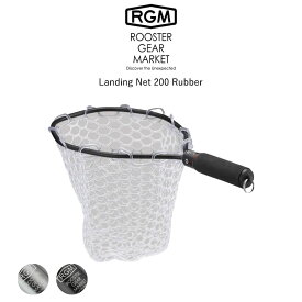 RGM(ルースター ギア マーケット) RGM Landing Net 200 Rubber ランディングネット 200 淡水 渓流 収納BAG付き 穴釣り 釣りキャンプ ROOSTER GEAR MARKET セレクト雑貨ムー