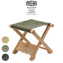 RGM(ルースター ギア マーケット) WOOD STOOL ウッドスツール イス アウトドア 釣り 竿置き 2段階に調節可能 ROOSTER GEAR MARKET セレクト雑貨ムー【fathers day】