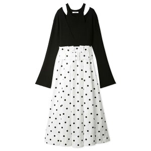 SALE40%OFF SNIDEL �X�i�C�f�� �^�t�^�X�J�[�g�h�b�L���O�j�b�g�����s�[�X swno241008 ���f�B�[�X �h���X �����O�����s�[�X �t���A �h�b�g�� �Z���N�g�G�݃��[
