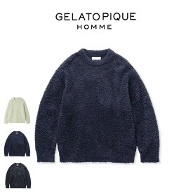 GELATO PIQUE HOMME ジェラートピケオム ベーシックジェラートプルオーバー pmnt239132 ジェラピケ パジャマ メンズ ルームウェアー 部屋着 トップス 長袖 ギフト プレゼントにおすすめ セレクト雑貨ムー