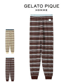SALE20%OFF ジェラートピケ オム GELATO PIQUE HOMME レーヨンマルチボーダーロングパンツ phcp255371 メンズ ルームウェア 部屋着 パジャマ ギフト プレゼントにおすすめ セレクト雑貨ムー