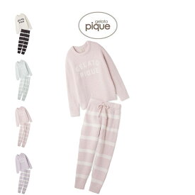 ジェラートピケ gelato pique パウダーロゴジャガードプルオーバー＆ロングパンツセット pwnt255051 レディース ジェラピケ ルームウェアセット 部屋着 ギフト セレクト雑貨ムー