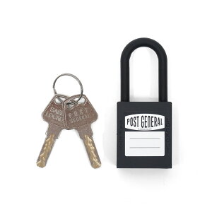 POST GENERAL |XgWFl NYLON PADLOCK / iC싞  JM ȈՎ{ hƑ΍ObY bNAEgdl L[z_[ CeAphbN ZNgG݃[yP10z