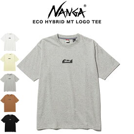 NANGA ナンガ ECO HYBRID MT LOGO TEE/エコハイブリッド マウンテンロゴティー メンズ ユニセックス サスティナブル リサイクルコットン Tシャツ アウトドア 父の日 ギフトにおすすめ セレクト雑貨ムー