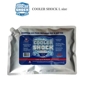 COOLER SHOCK Lサイズ (クーラーショック) 保冷剤 予冷時間：約12時間 繰り返し使用可 キャンプ アウトドア 釣り レジャー 中-大型クーラーボックス用 プチギフト プレゼント セレクト雑貨ムー