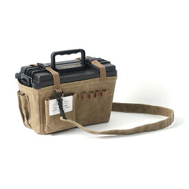 (5日24H限定ポイント10倍)POST GENERAL(ポストジェネラル) WAXED CANVAS AMMO TOOL BOX / ワックスドキャンバス アンモツールボックス キャンプ サバゲー 車中泊 アウトドア マルチ収納 セレクト雑貨ムー【P10】