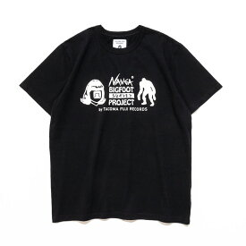 NANGA ナンガ NANGA×TACOMA FUJI RECORDS BIGFOOT SURVEY PROJECT LOGO TEE ナンガ×タコマフジレコード ビッグフットサーベイプロジェクト ロゴティー ユニセックス コラボ 半袖 Tシャツ アウトドア セレクト雑貨ムー