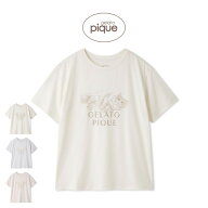 ジェラートピケ gelato pique 抗菌防臭 バスタイムCATワンポイントTシャツ pwct264260 ジェラピケ Tシャ…