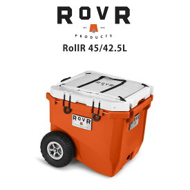 ROVR PRODUCTS (ローバー プロダクツ) ROLLR 45QT マルチクーラーボックス 42.5L 約19kg デザート 最大8日間氷保 キャリーワゴン オフロード仕様タイヤ付き セレクト雑貨ムー【S10】