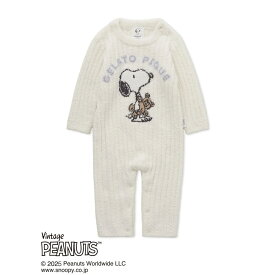 ジェラートピケ ベビー gelato pique BABY PEANUTS SNOOPY×BEAR ジャガードロンパース pbnt251414 ジェラピケ 出産祝い スヌーピー コラボ パジャマ ルームウェア 部屋着 2025春 ギフト 贈り物 プレゼント セレクト雑貨ムー【P10】