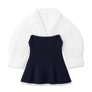 SALE40%OFF SNIDEL �X�i�C�f�� �j�b�g�r�X�`�F�u���E�X swfb242010 ���f�B�[�X �y�v���� �g�b�v�X �I�[�K���W�[ �f�[�g �f�C���[ �ăR�[�f
