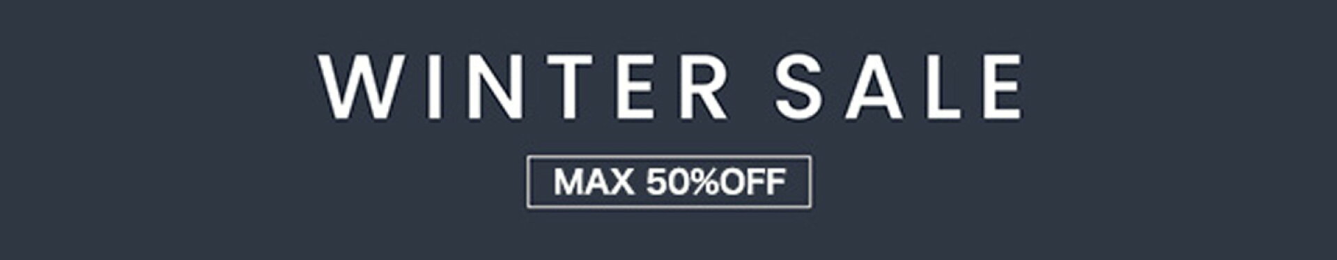 WINTER SALE50%OFF